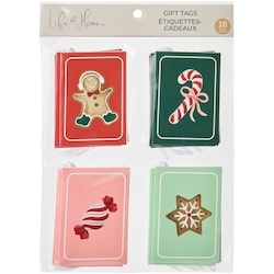 null Holiday Gift Tags 16 Pack - Sweets 1 ea, $3.00/1ea