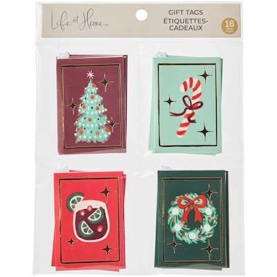 null Holiday Gift Tags 16 Pack - Minty Holidays 1 ea, $3.00/1ea