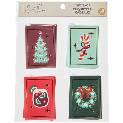 null Ensemble de 16 étiquettes-cadeaux – Fêtes couleur menthe 1 ea, 3,00 $/1ch