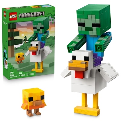 LEGO Minecraft Chicken Jockey Building Toy 21582 1 ea, $42.00/1ea
