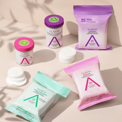 Biodegradable Longwear & Waterproof Eye Makeup Remover Pads