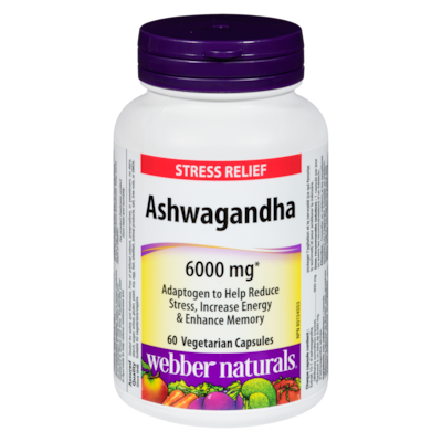 Webber Naturals Ashwagandha 6000 Mg 60 ea, $0.52/1ea