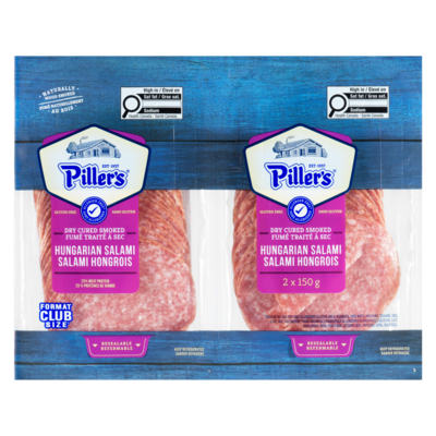 Pillers Hungarian Salami 2-Pack 300 g, $3.50/100g