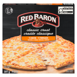  Pizza croûte classique 4 fromages 597 g, 1,17 $/100g