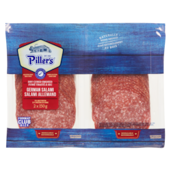Pillers German Salami 300 g, $3.00/100g