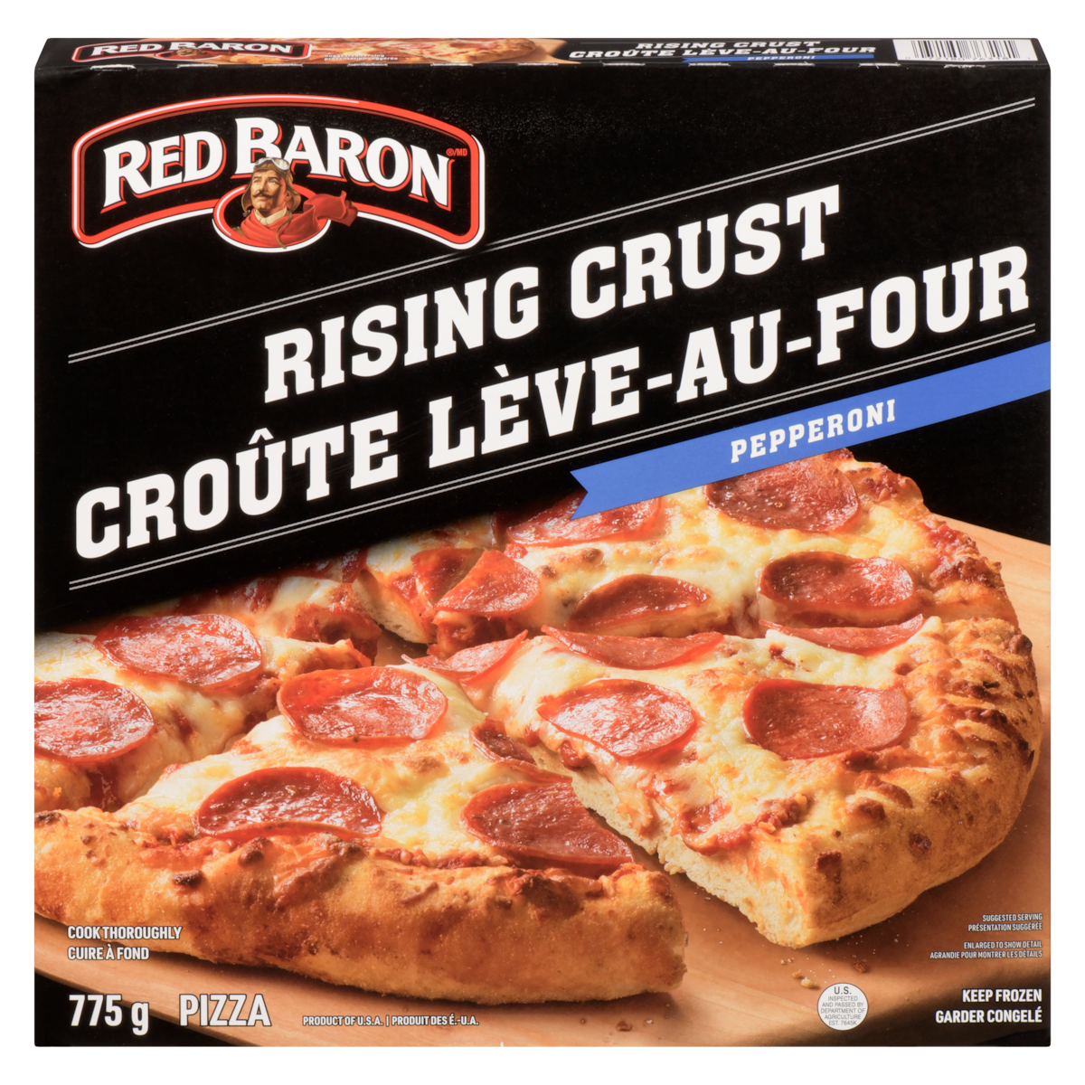 RED BARON Rising Crust Pepperoni Pizza