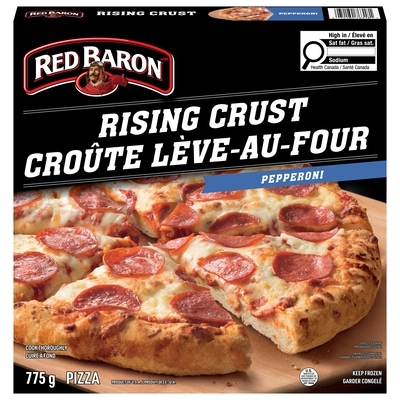 DESIS CHOICE Pizza surgelée à croûte lève-au-four pepperoni signature 775 g, 1,22 $/100g