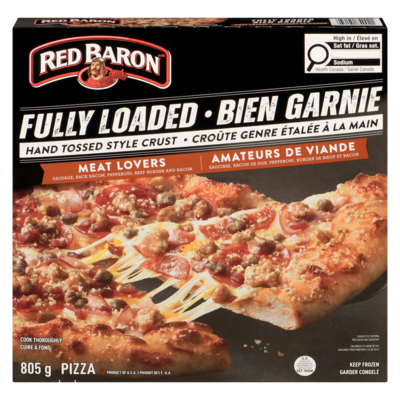 RED BARON Pizza Meat Lovers 805 g, $1.49/100g