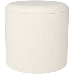 Life at Home Round Boucle Ottoman with Storage 1 ea, $60.00/1ea
