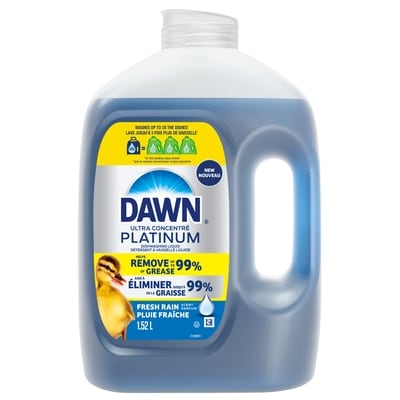 Dawn Platinum Refill Jug Dish Soap Fresh Rain 1.52 l, $0.79/100ml