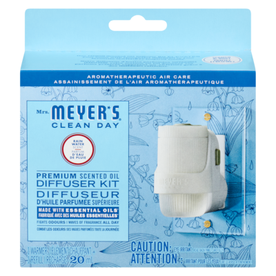 Mrs. Meyer's Clean Day Premium Scented Oil Diffuser Kit Rain Water Scent 20 ml, $69.95/100ml