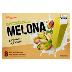 Binggrae Frozen Dessert Bars Melona Pistachio Ice Bar - 560 ml | Maxi