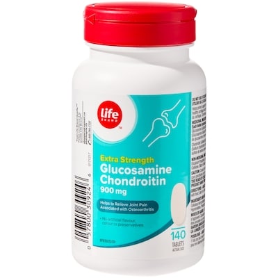 Life Brand Extra Strength Glucosamine Chondroitin 900 mg 140 Tablets 140 ea, $0.10/1ea