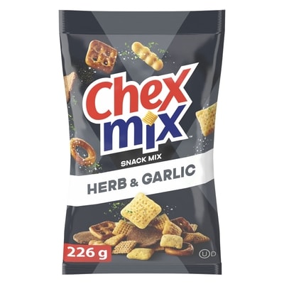 Chex Snack Mix Herb & Garlic 226 g, $1.77/100g