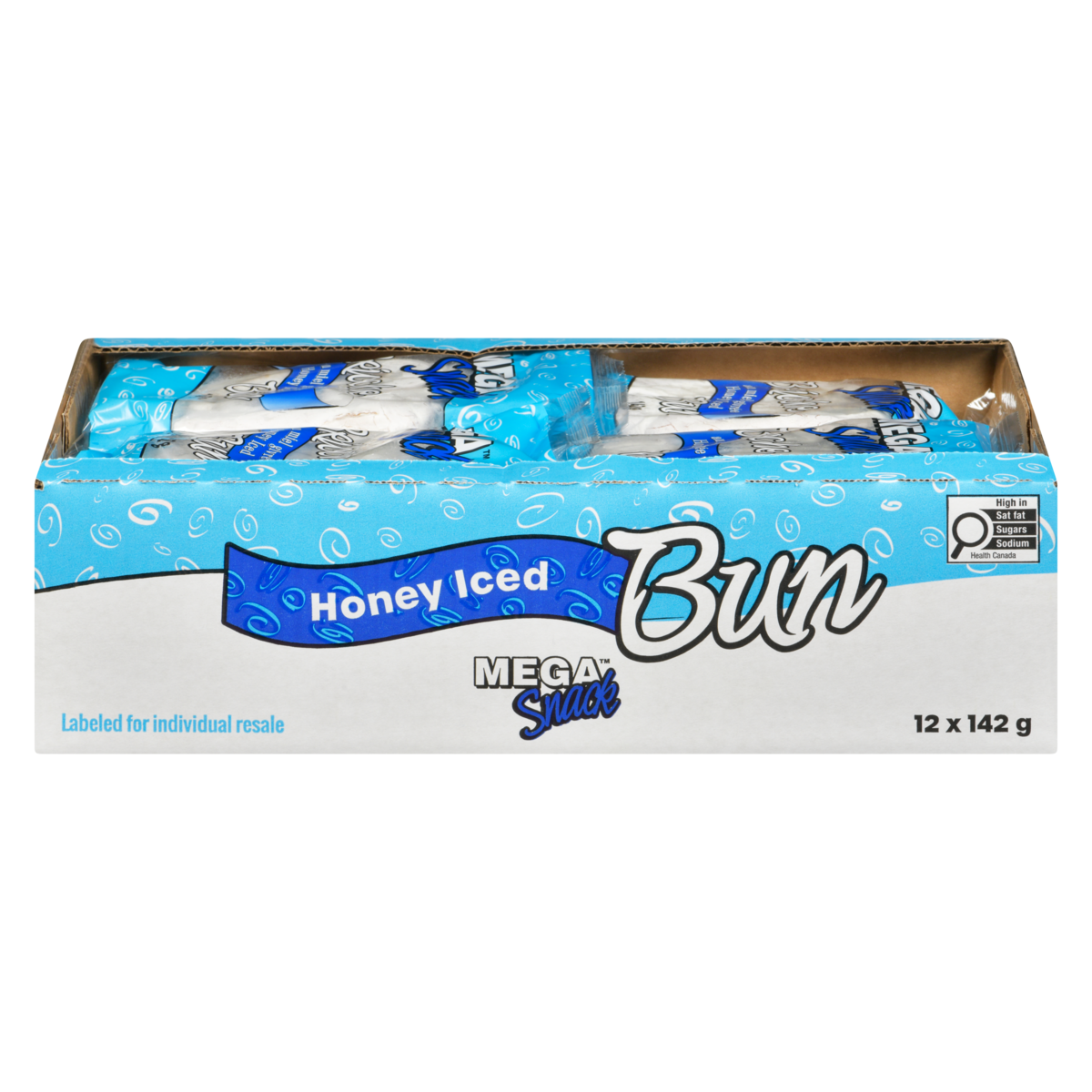 Mega Snacks Honey Iced Bun