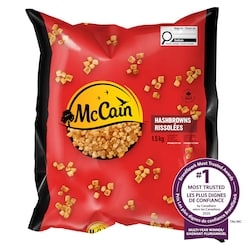 McCain Pommes de terre rissolées en dés 1.5 kg, 0,43 $/100g