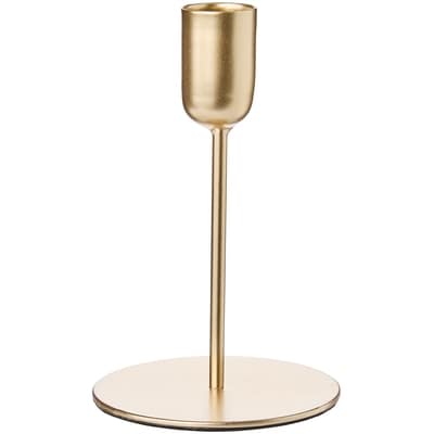 Life at Home Taper Candle Holder 5 in - Gold 1 ea, $6.00/1ea