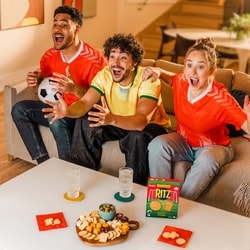 Christie RITZ Soccer Shapes Crackers snacks, Baked in Canada - 180