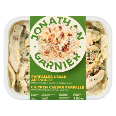 Jonathan Garnier Chicken Caesar Farfalle 350 g, $2.29/100g