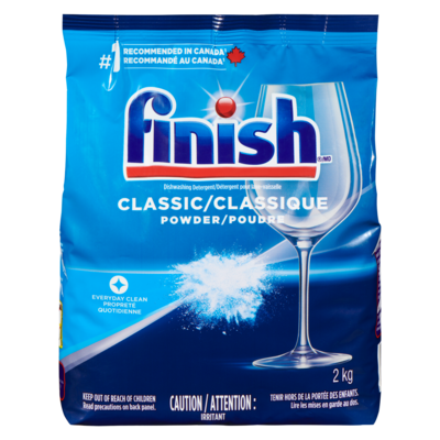 Finish Dishwashing Detergent Classic Powder 2 kg, $0.55/100g