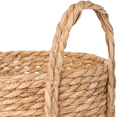 Straw Rope Basket with Top Handles - 12.20 in
