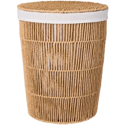 Life at Home Tall Storage Basket with Lid - Natural 1 ea, $35.00/1ea
