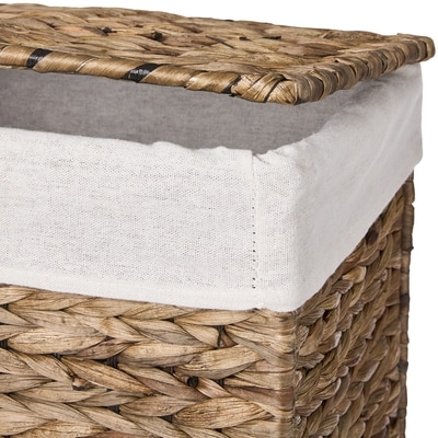 Hyacinth Storage Basket with Lid