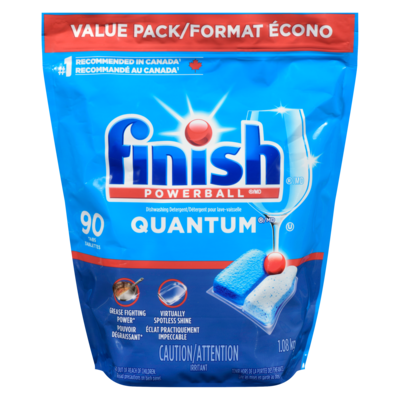 Finish Quantum Dishwashing Detergent Value Pack 90 ea, $0.28/1ea