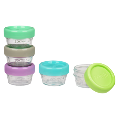 Melii Contenant à nourriture en verre 59 ml 6 ea, 2,67 $/1ch