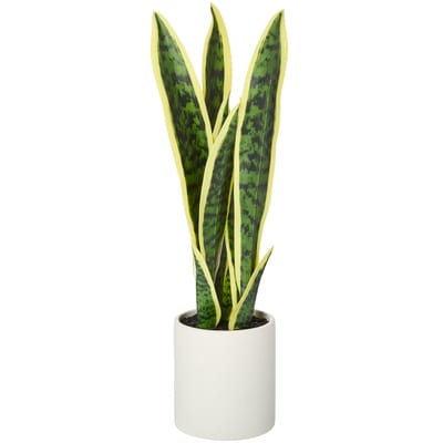 Life at Home Faux Snake Plant with Pot 1 ea, $30.00/1ea