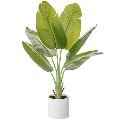 Life at Home Faux Banana Leaf Plant with Pot 1 ea, $40.00/1ea