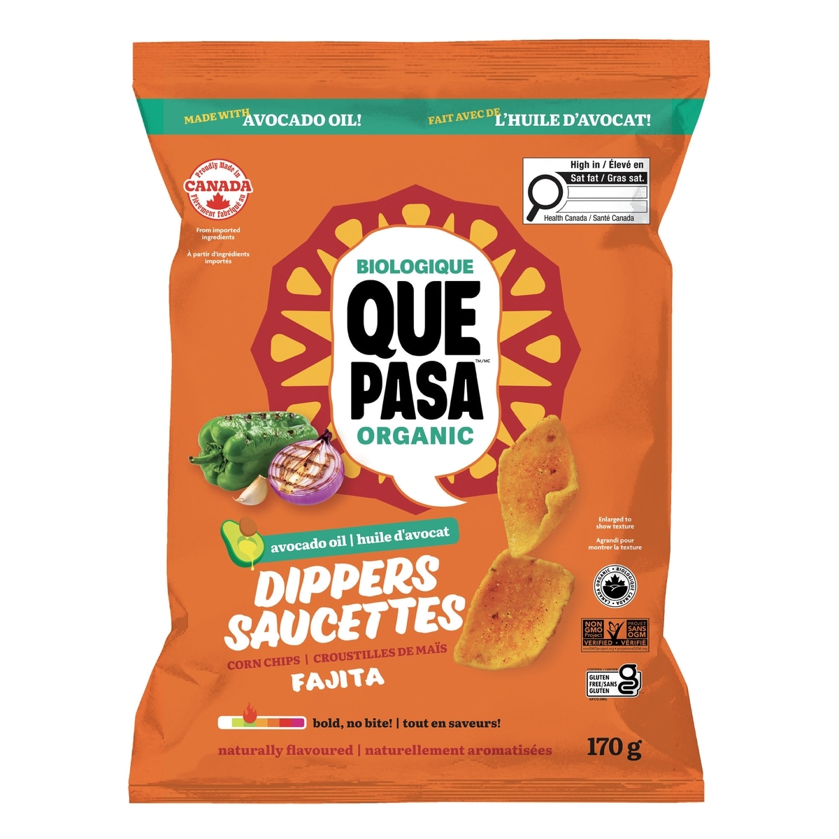 Que Pasa Fajitas Dipp Scoop Chips