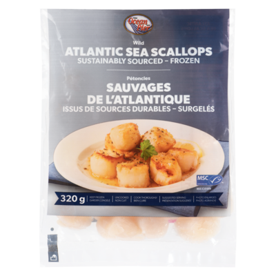 Ocean Pier Pétoncles sauvages de l'Atlantique surgelés 320 g, 10,31 $/100g