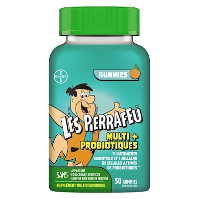 Pierrafeu Les pierrafeu gummies multivitamines + probiotiques pour enfants 50 ea, 0,40 $/1ch