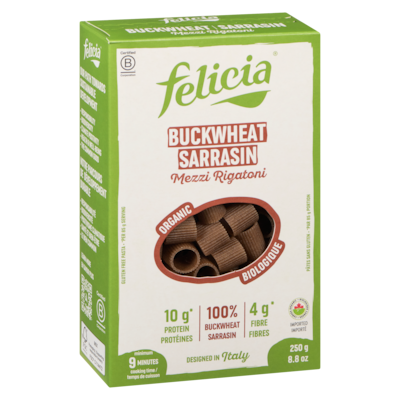 Gluten Free Pasta Buckwheat Mezzi Rigatoni Organic