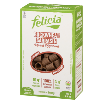 Gluten Free Pasta Buckwheat Mezzi Rigatoni Organic