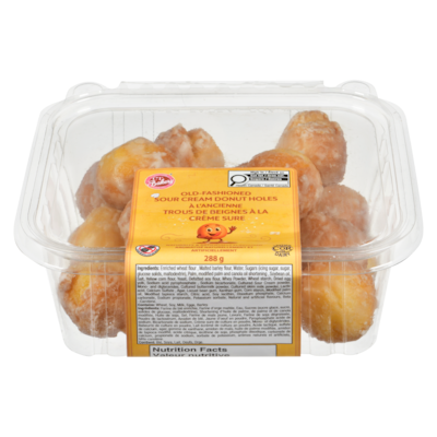  À l'ancienne trous de beignes à la crème sure 288 g, 1,74 $/100g