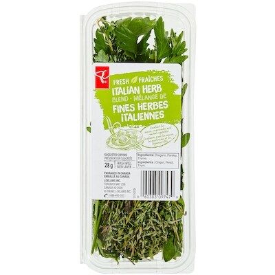 le Choix du Président Mélange de fines herbes italiennes fraîches 28 g, 12,50 $/100g