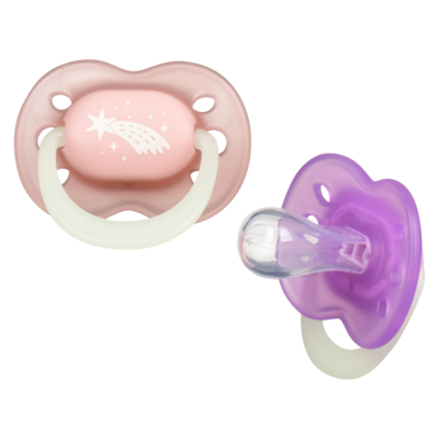 Tommee Tippee Sucettes night glow 0-6m 1 ea, 8,49 $/1ch