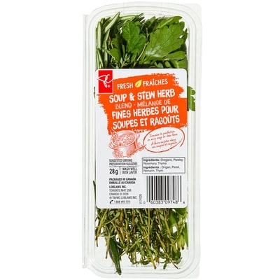 le Choix du Président Fines herbes pour soupes et ragoût fraîches 28 g, 12,50 $/100g
