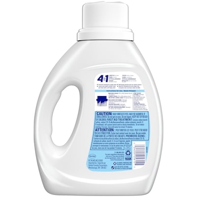 4 en 1 détergent à lessive liquide, baby soft, 35 brassées
