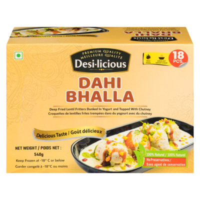 Desi-licious Dahi Bhalla Mild 540 g, $1.16/100g