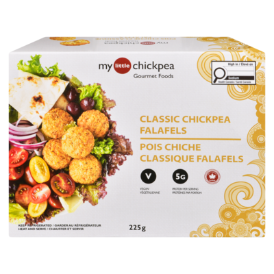 MY LITTLE CHICKPEA Classic Chickpea Falafels 225 g, $4.00/100g