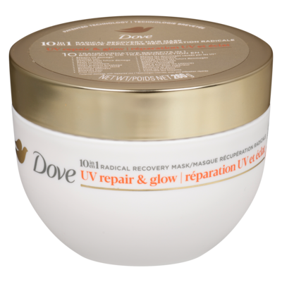 Dove 10 In 1 Radical Recovery Hair Mask Uv Repair & Glow 260 g, $5.00/100g