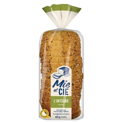Mie et Cie L'Intègreᵐᶜ Pain multigrain 675 g, 0,89 $/100g