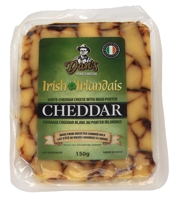 null Fromage cheddar blanc au porter irlandais 150 g, 4,67 $/100g