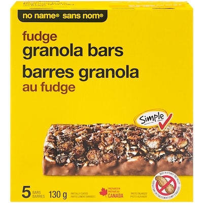 No Name Fudge Granola Bars 130 g, $2.30/100g