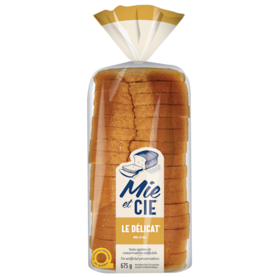 Mie et Cie Le Délicatᵐᶜ 675 g, 0,59 $/100g