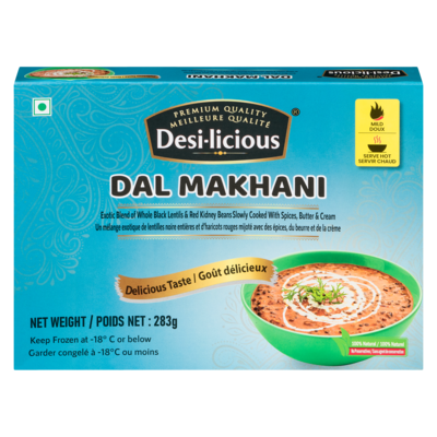 Desi-licious Dal Makhani Mild 283 g, $1.76/100g