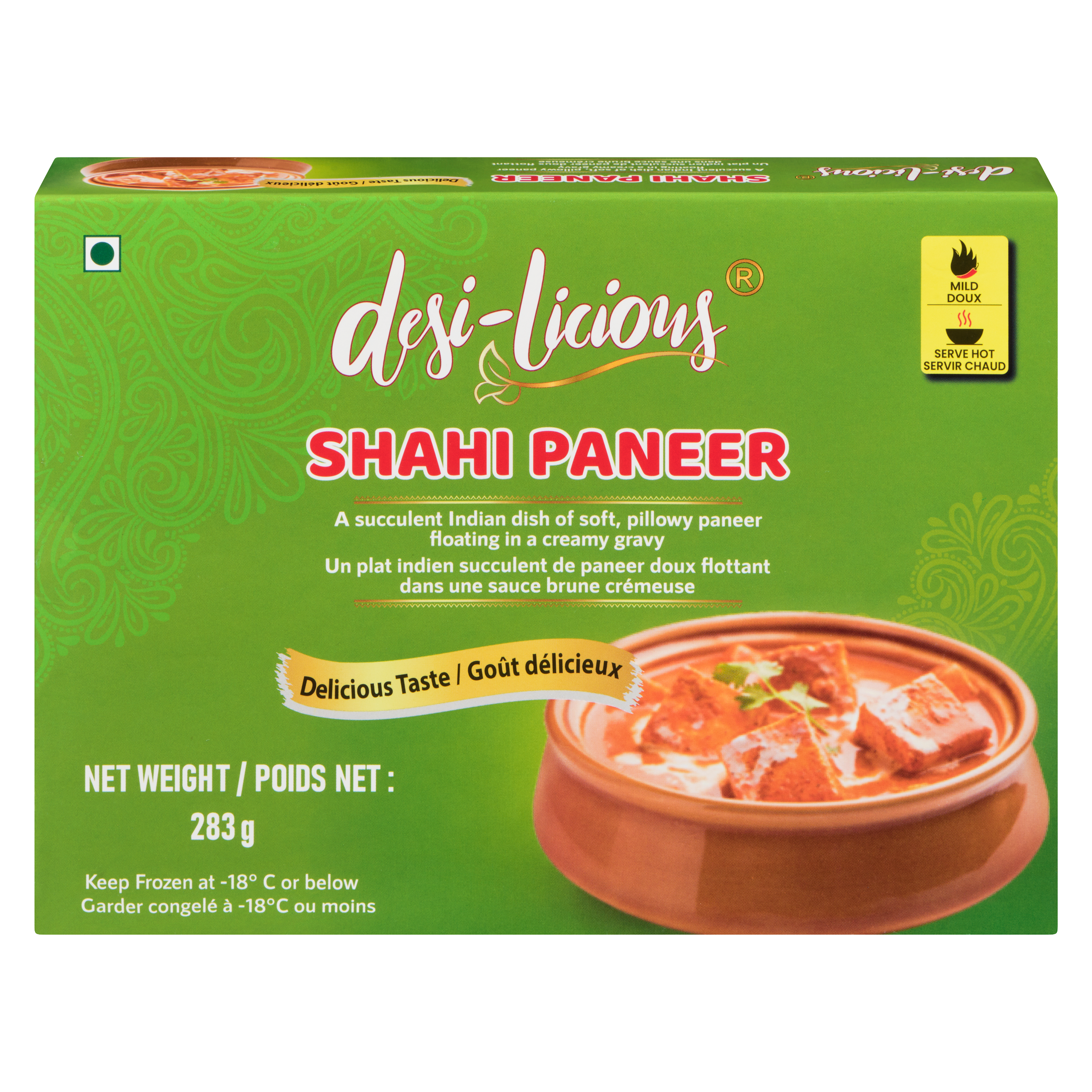 Desi-licious Shahi Paneer Mild 283 g, $1.76/100g